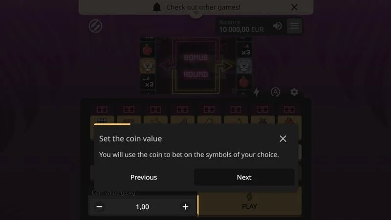 Lion Zama Fruits Bonus Spins – pokretanje Bonus Spins, prepoznatljivog načina rada serije